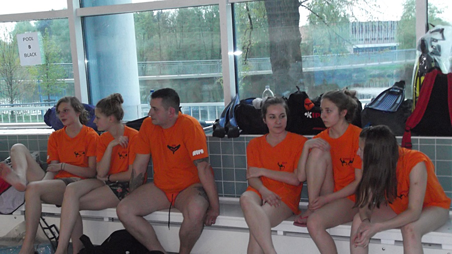 Hokej pod wodą Walenie Czechy V 2015